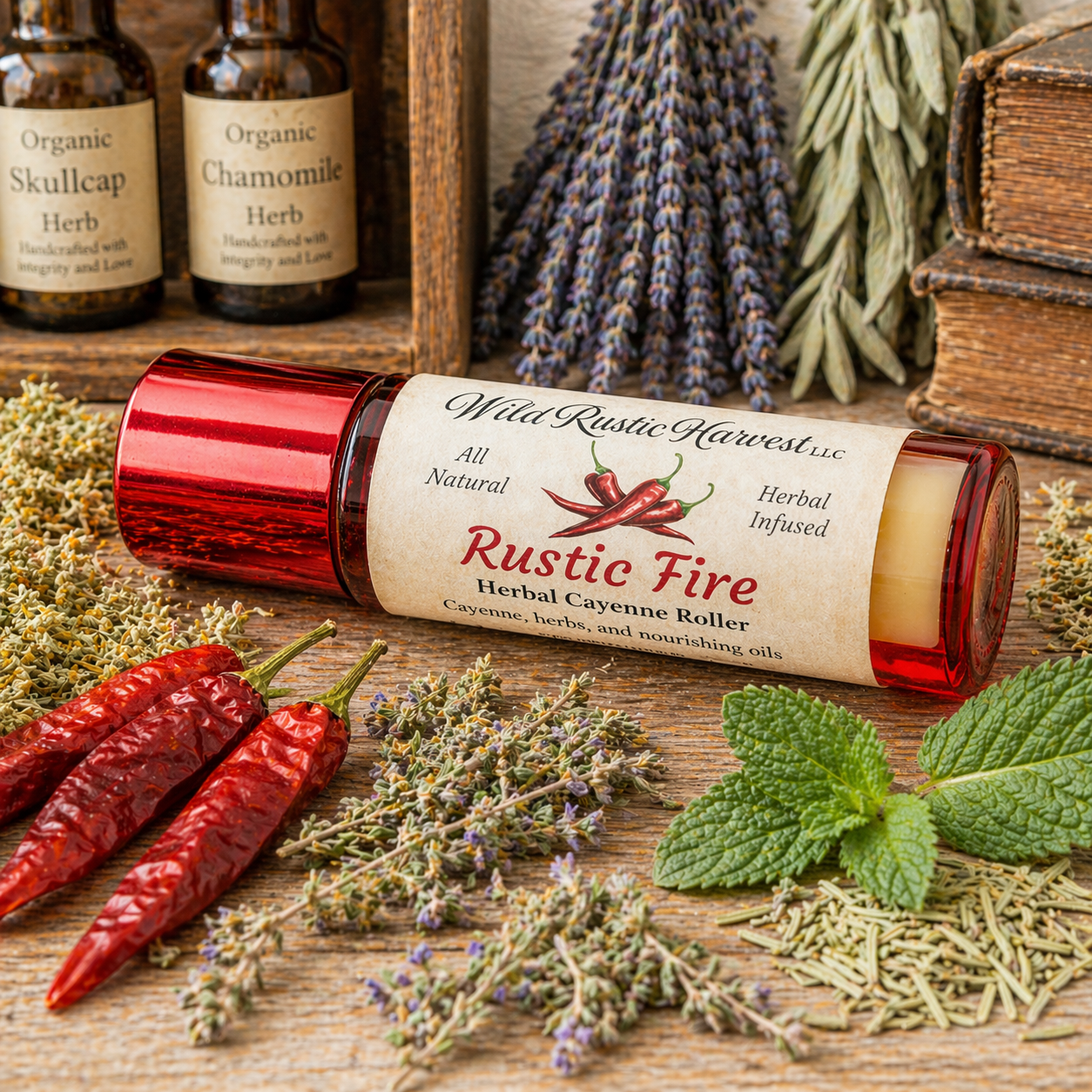 Herbal Roller | Rustic Fire