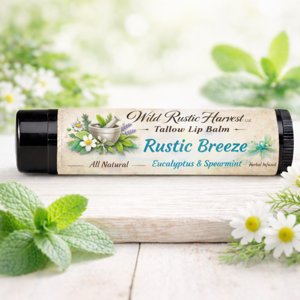Herbal Tallow Lip Balm | Rustic Breeze